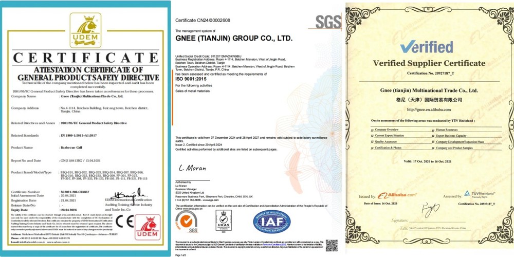 Super Alloy Certificate Super Alloy Certificate